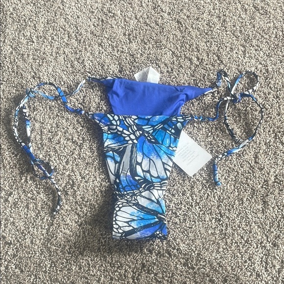 bikini Blue Butterfly Swim bottoms - Picture 1 of 3